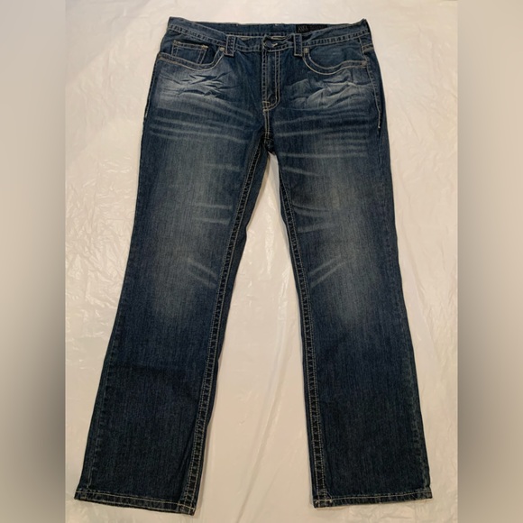 TK Axel Walcott Vintage Boot Medium Wash Men's Jeans 38x32 - Picture 1 of 12